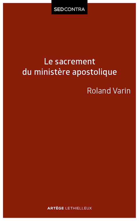 Cover image for book Le sacrement du ministère apostolique