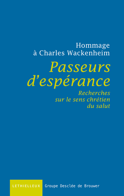 Cover image for book Passeurs d'espérance