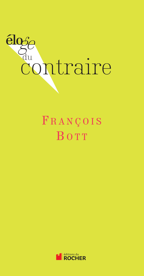 Cover image for book Eloge du contraire