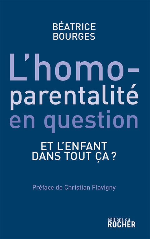 Cover image for book L'homoparentalité en question