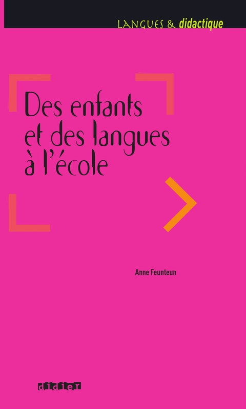 Cover image for book Des enfants et des langues à l'école - Ebook
