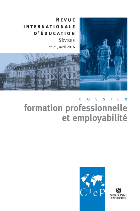 Cover image for book Formation professionnelle et employabilité - Revue internationale d'éducation Sèvres 71