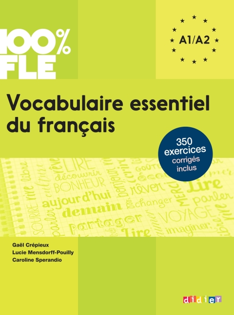 Cover image for book 100% FLE - Vocabulaire essentiel du français A2