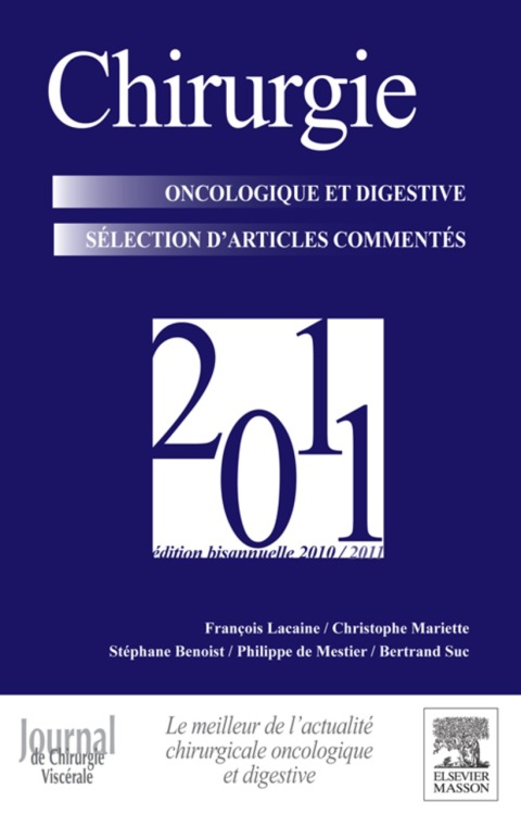 Cover image for book Chirurgie oncologique et digestive 2011