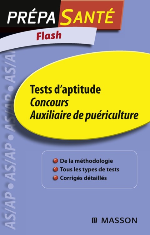 Cover image for book Flash Tests d'aptitude Concours Auxiliaire de puériculture