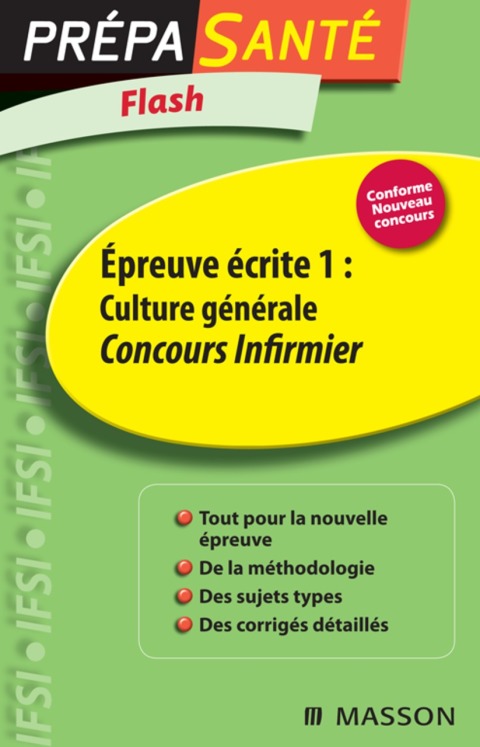 Cover image for book Flash Épreuve écrite 1 : Culture générale Concours Infirmier