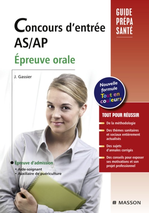 Cover image for book Concours d'entrée AS/AP. Épreuve orale