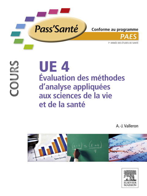 Cover image for book UE 4 - Évaluation des méthodes d'analyse appliquées aux sciences de la vie et de la santé