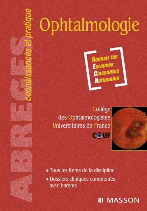 Cover image for book Ophtalmologie