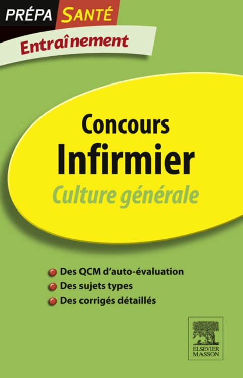 Cover image for book Concours Infirmier Culture générale Entraînement