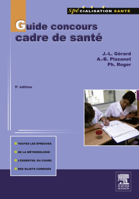 Cover image for book Guide concours cadre de santé
