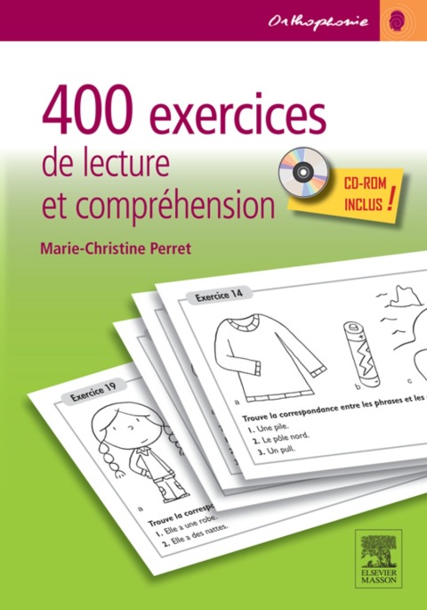 Cover image for book 400 exercices de lecture et compréhension