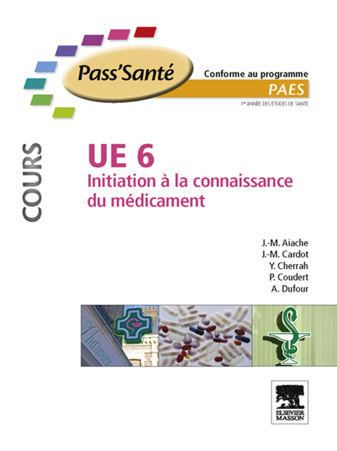 Cover image for book UE 6 - Initiation à la connaissance du médicament - Manuel