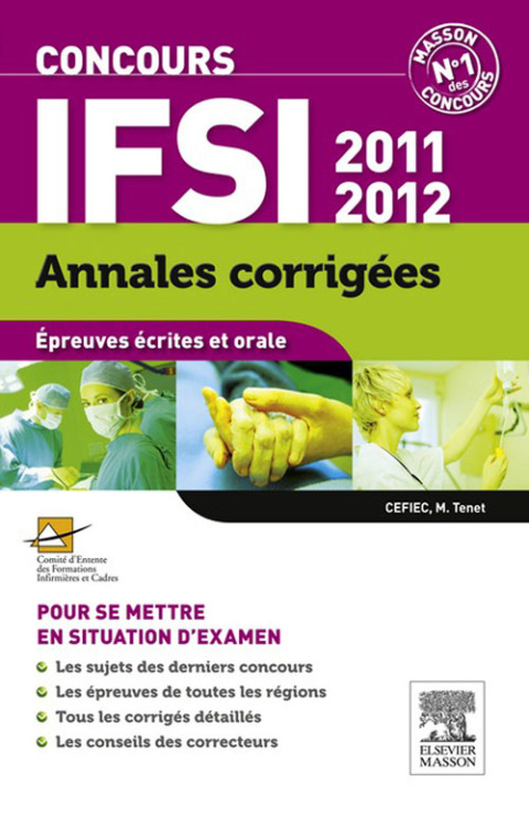 Cover image for book Annales corrigées Concours IFSI 2011-2012