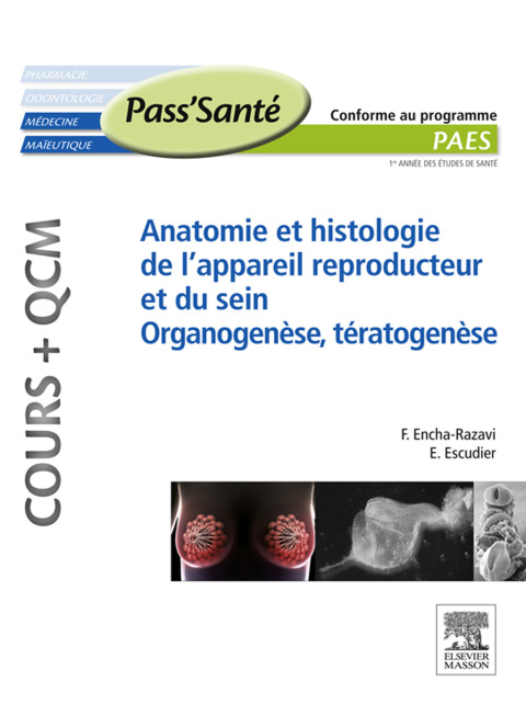 Cover image for book Anatomie et histologie de l’appareil reproducteur et du sein - Organogenèse, Tératogenèse (Cours + QCM)