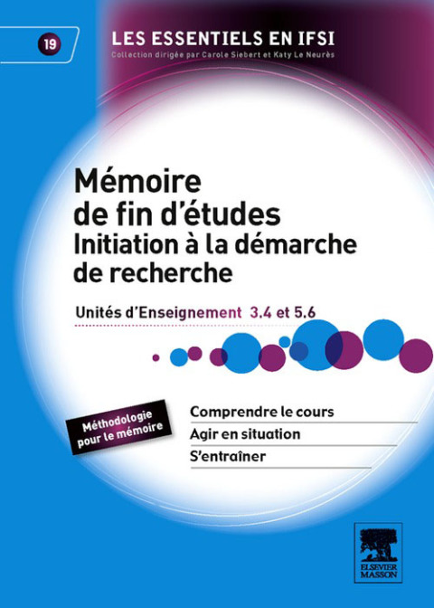 Cover image for book Mémoire de fin d'études. Initiation à la démarche de recherche