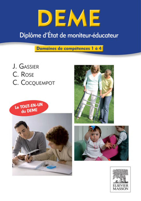 Cover image for book DEME. Diplôme d'Etat de moniteur-éducateur