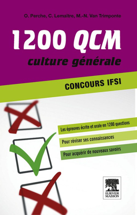 Cover image for book 1 200 QCM Concours IFSI Culture générale