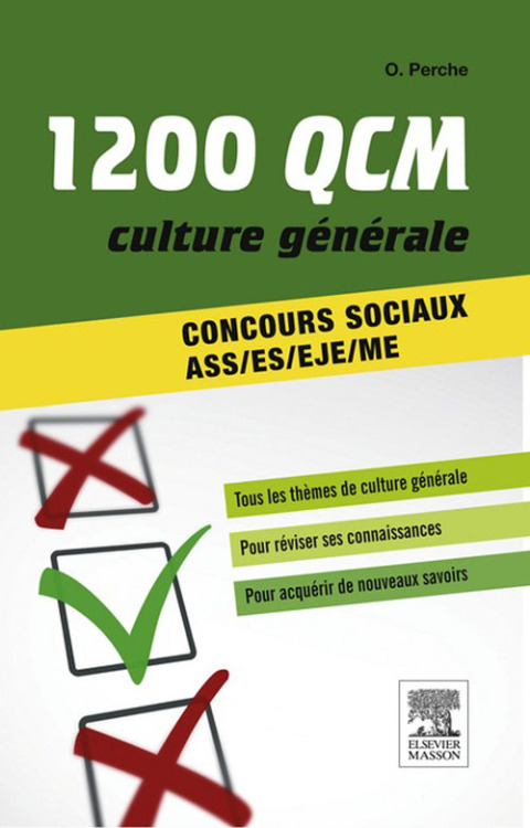 Cover image for book 1 200 QCM Culture générale Concours sociaux
