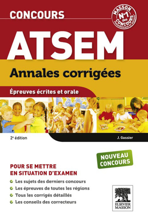 Cover image for book Annales corrigées Concours ATSEM