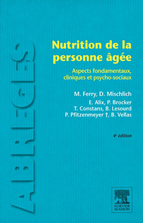 Cover image for book Nutrition de la personne âgée