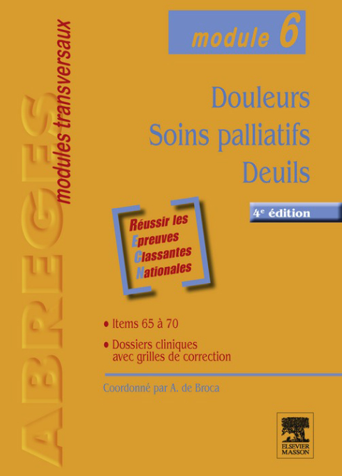 Cover image for book Douleurs - Soins palliatifs - Deuils