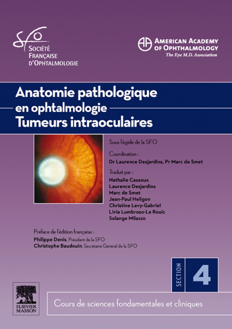 Cover image for book Anatomie pathologique en ophtalmologie. Tumeurs intraoculaires