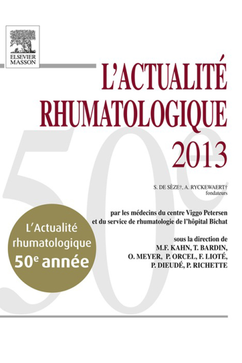 Cover image for book L'actualité rhumatologique 2013