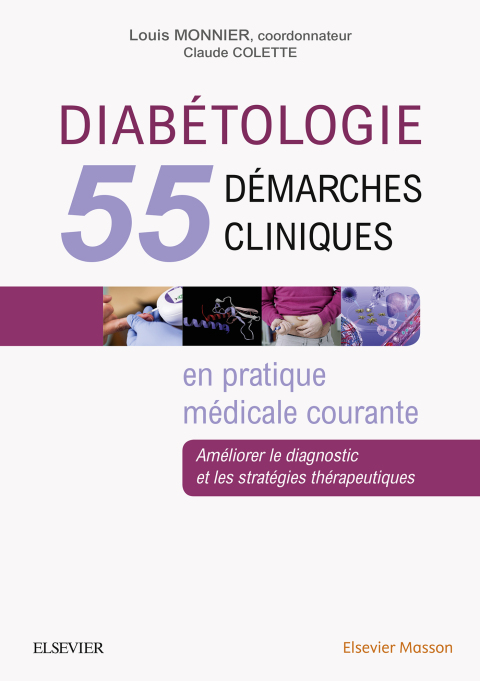 Cover image for book Diabétologie : 55 démarches cliniques en pratique médicale courante