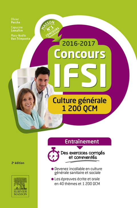 Cover image for book Concours IFSI 2016-2017 - Culture générale - 1 200 QCM