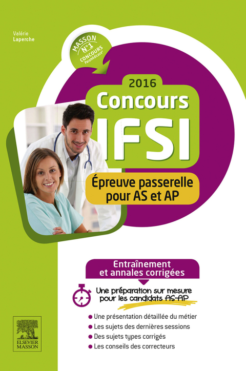 Cover image for book Concours IFSI 2016 - Épreuve passerelle pour AS et AP