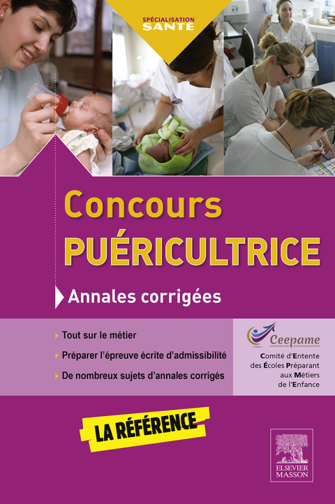 Cover image for book Concours puéricultrice - Annales corrigées