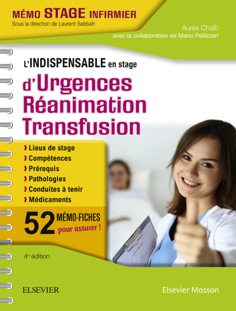 Cover image for book L'indispensable en stage d'Urgences-Réanimation-Transfusion