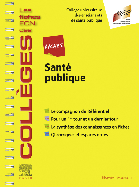 Cover image for book Fiches Santé publique
