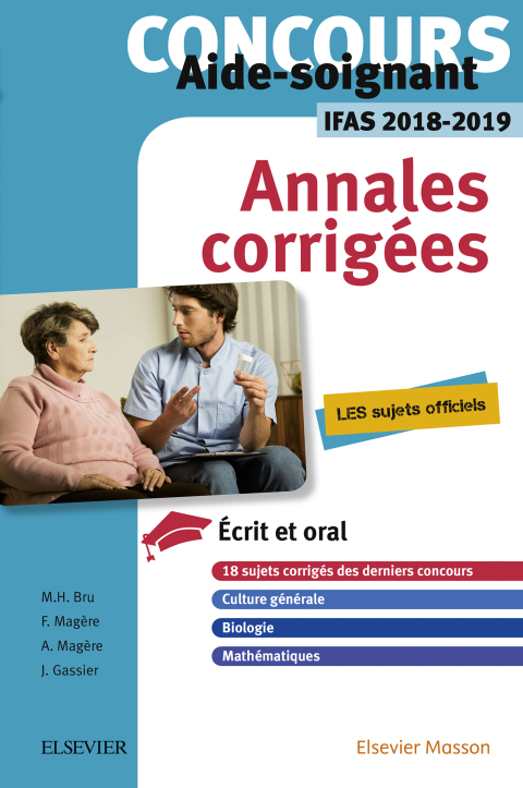 Cover image for book Concours Aide-soignant - Annales corrigées - IFAS 2018/2019