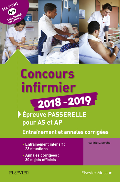 Cover image for book Concours infirmier 2018-2019. Épreuve passerelle pour aide-soignant et auxiliaire de puériculture