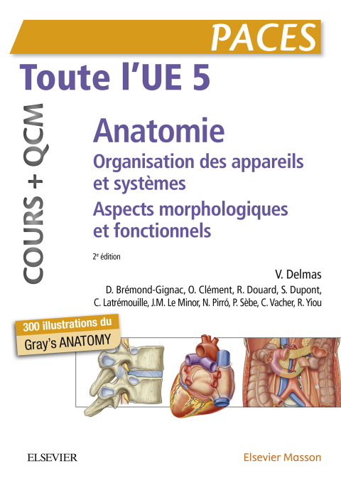 Toute l'UE 5 - Anatomie - Cours + QCM 