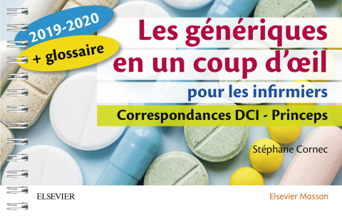 Cover image for book Les génériques en un coup d'oeil pour les infirmiers 2019-2020
