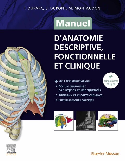 Cover image for book Manuel d’anatomie descriptive, fonctionnelle et clinique