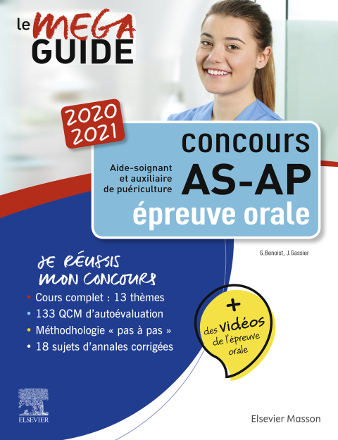 Cover image for book Méga Guide Oral AS/AP 2020/2021 - Concours Aide-soignant et Auxiliaire de puériculture