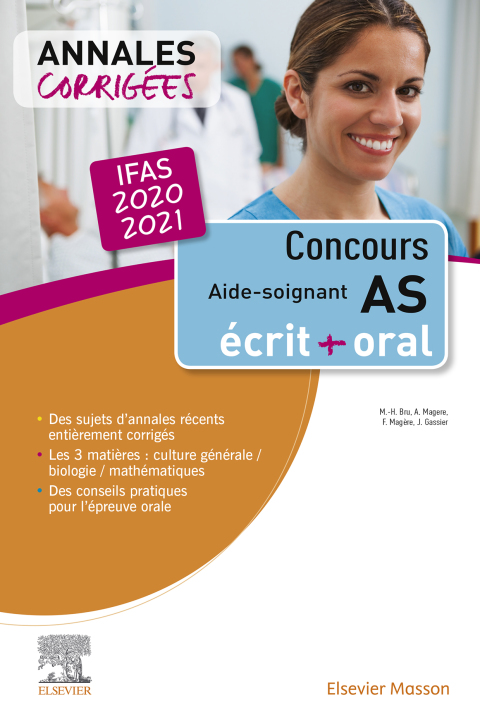 Cover image for book Concours Aide-soignant - Annales corrigées - IFAS 2020