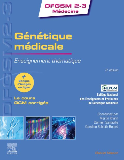 Cover image for book Génétique médicale