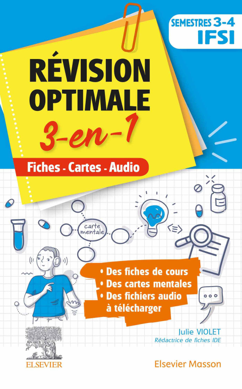 Cover image for book Révision optimale 3 en 1 _ Semestres 3 et 4 IFSI