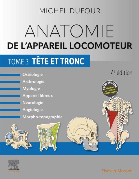 Cover image for book Anatomie de l'appareil locomoteur - Tome 3. Tête et tronc