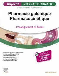 Cover image: Pharmacie galénique - Pharmacocinétique 1st edition 9782294778087