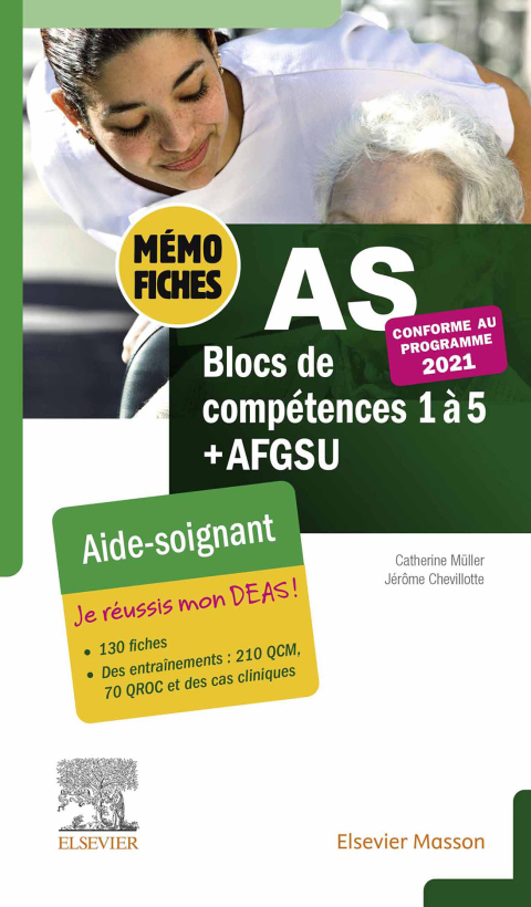 Cover image for book Mémo-Fiches AS - Blocs de compétence 1 à 5 + AFGSU