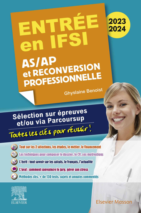 Cover image for book Entrée en IFSI 2023-2024 - AS/AP et reconversion professionnelle