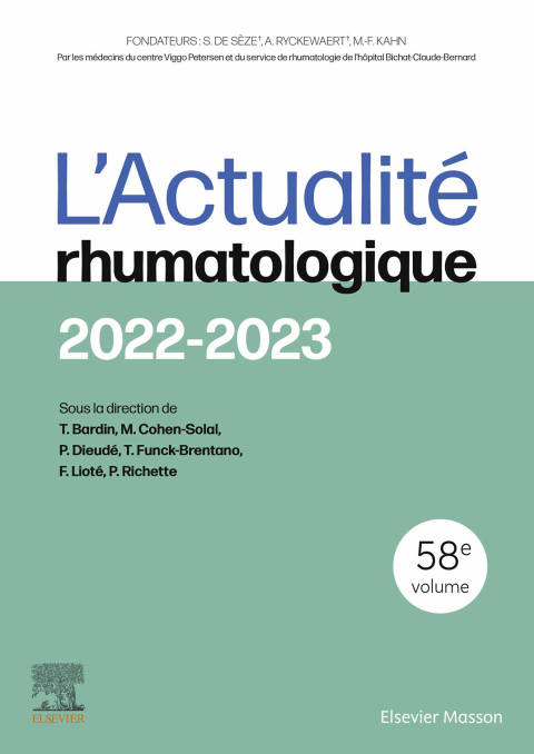 Cover image for book L'actualité rhumatologique 2022-2023