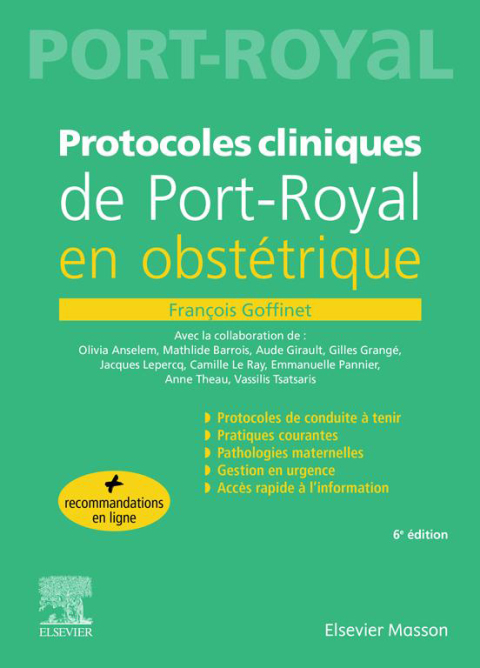 Cover image for book Protocoles cliniques de Port-royal en obstétrique