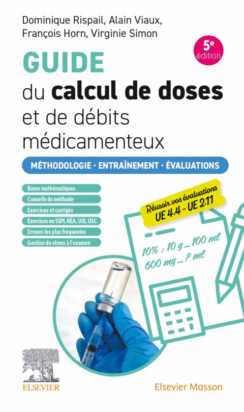 Cover image for book Guide du calcul de doses et de débits médicamenteux